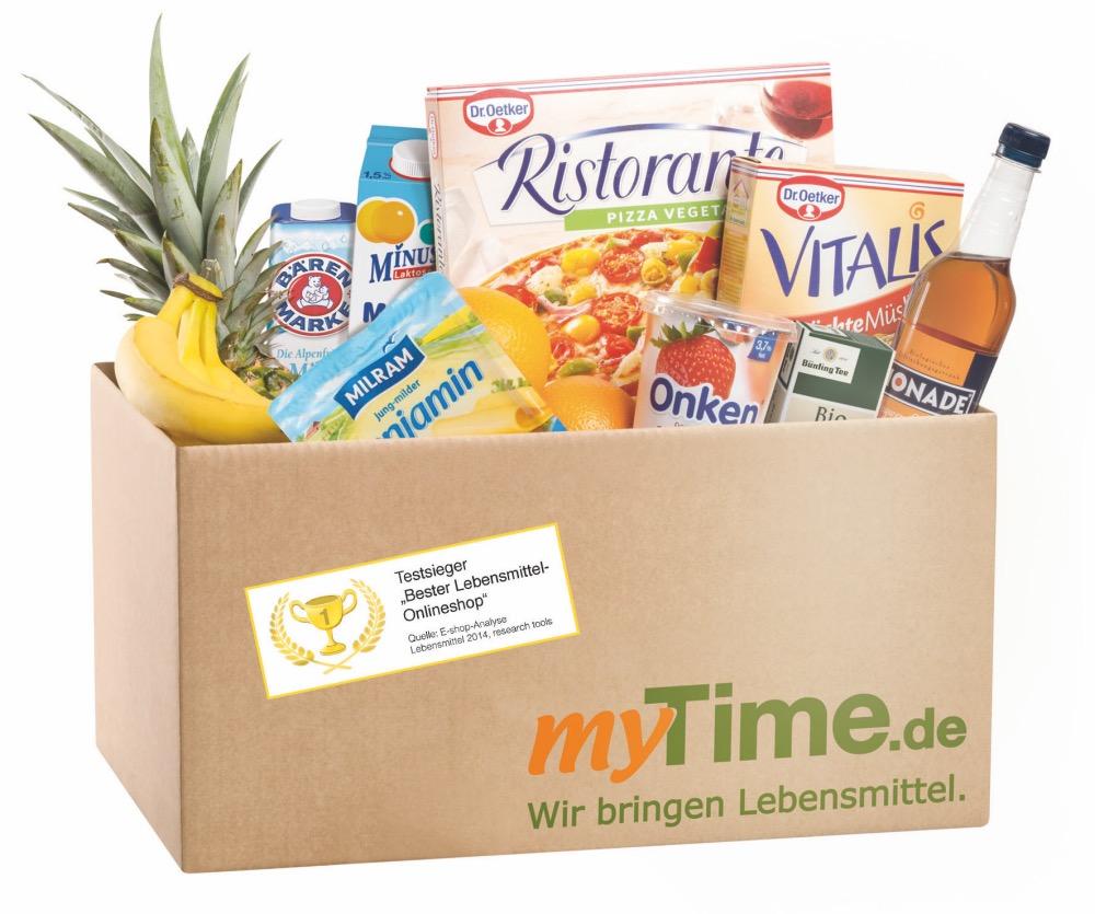 myTime Paket Lieferservice Lebensmittel