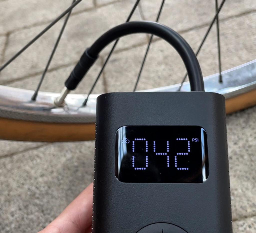 Fahrradpumpe Xiaomi mit Akku