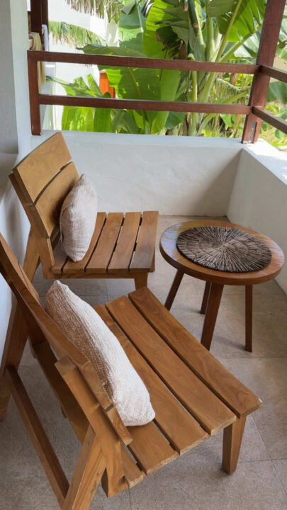 Amber Lombok Resort Terrasse