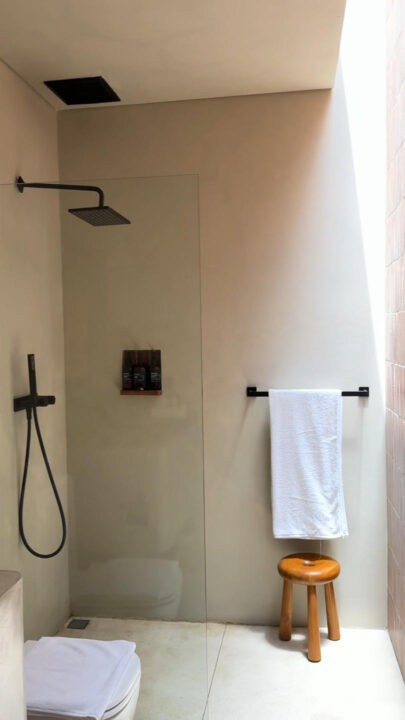 Boni Beach Hotel Badezimmer oben