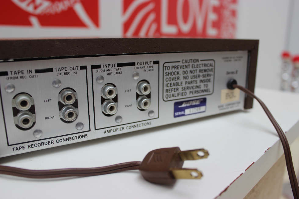 Bose 901 Active Equalizer connections