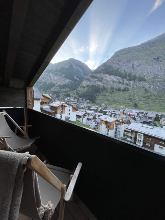 Nomad Zimmer Balkon Cervo Zermatt