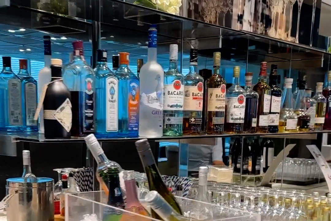 LH Lounge Frankfurt Getränke