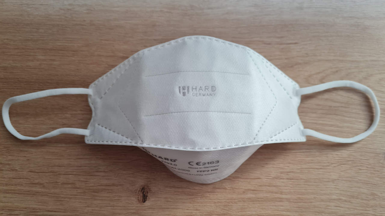 HARD Germany FFP2 Fischform Weiß