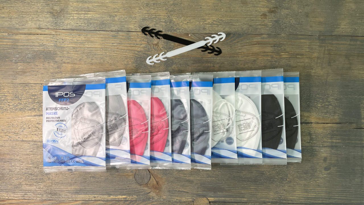 IPOS Masken mit Hinterkopf-Halterung