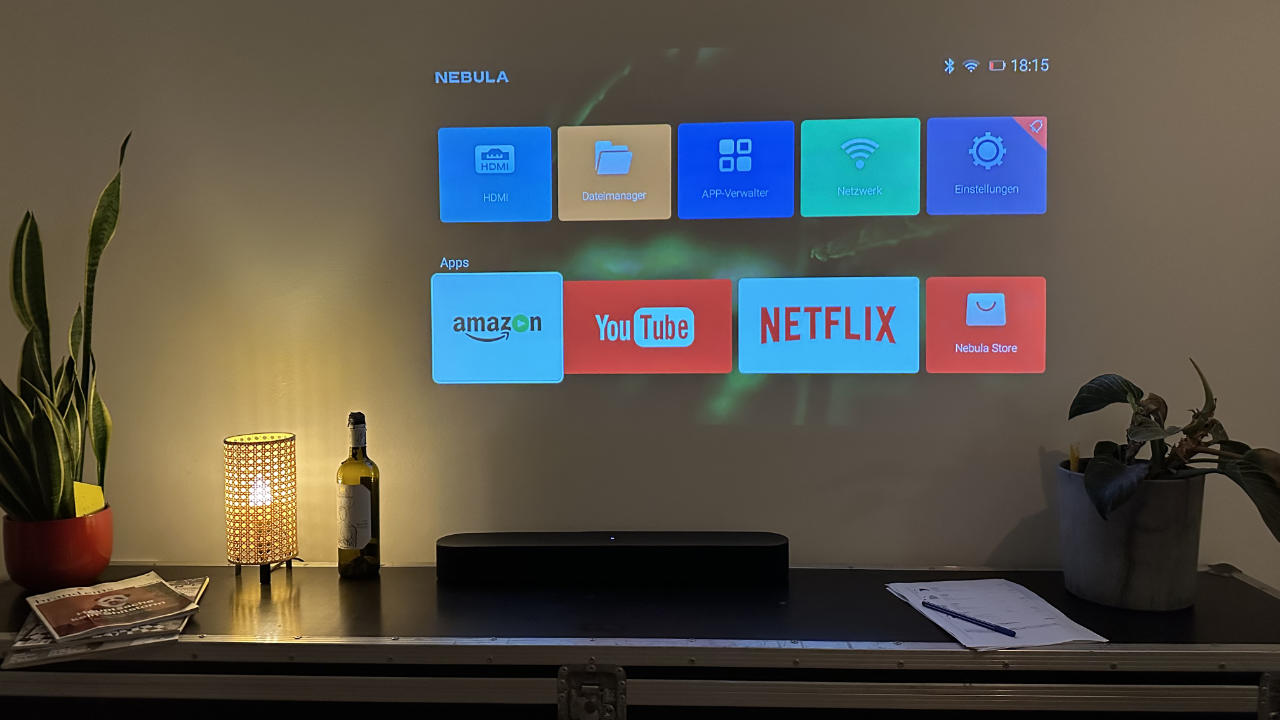 Anker Capsule Max Android Menü