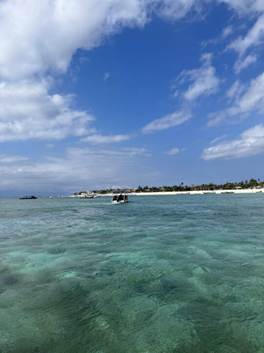 Fähre Ankunft Lembongan