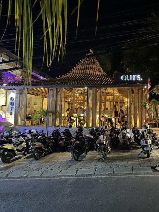 Ours Restaurant Uluwatu Bali