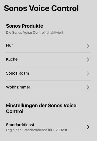Sonos Voice Control iPhone