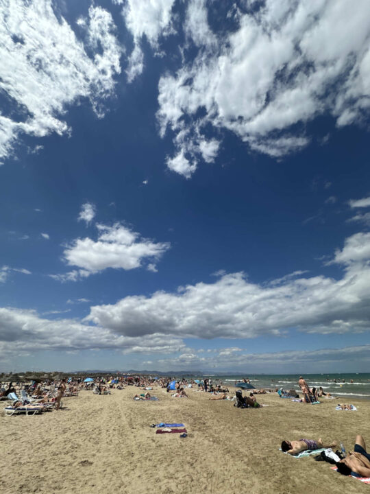 Strand Cabanyal Valencia