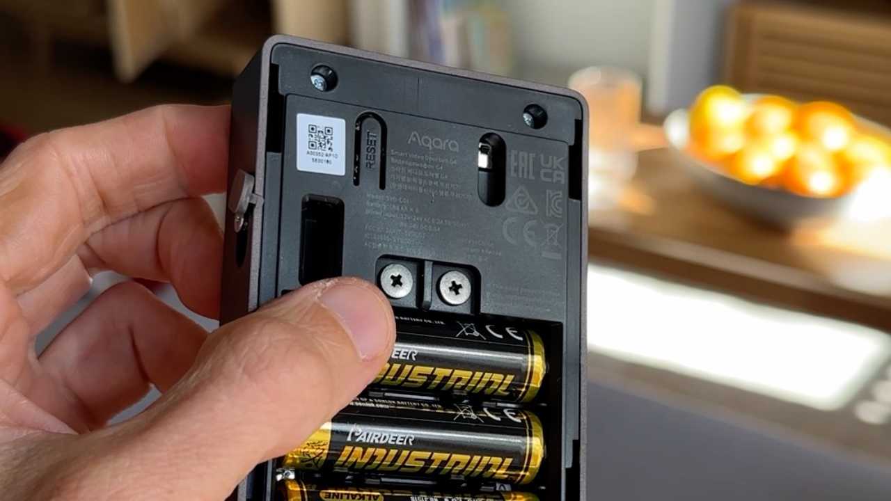 Batteries Aqara doorbell