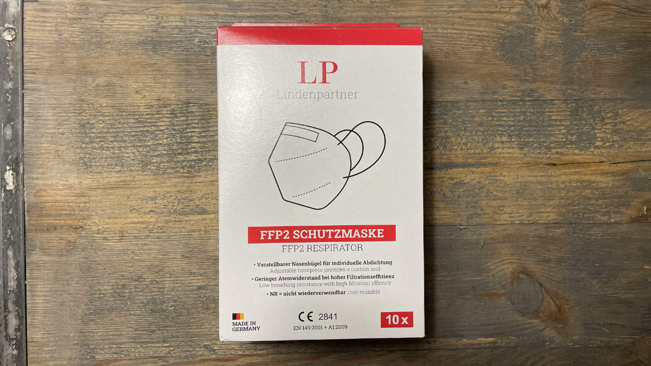 Verpackung Lindenpartner LP FFP2 Schutzmaske