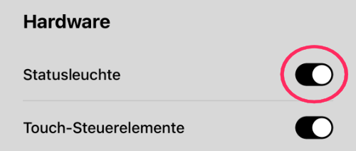 Sonos Roam Bluetooth verbinden Statusleuchte